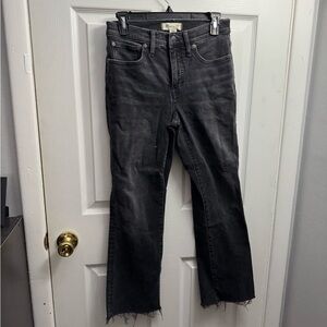 Madewell‎ Women's Charcoal Straight Leg Jeans